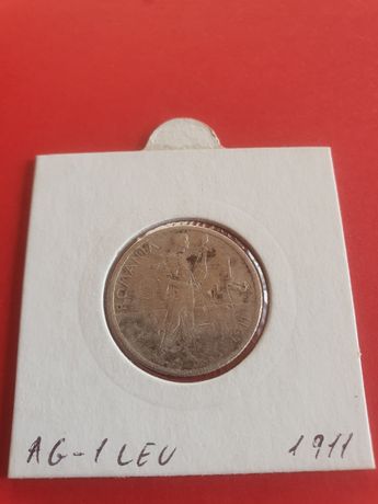 Moneda 1 leu 1911
