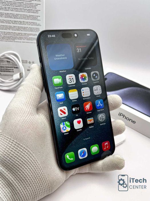 iPhone 15 Pro MAX, 256GB, Blue, 90% батерия, КАТО НОВ, ГАРАНЦИЯ!