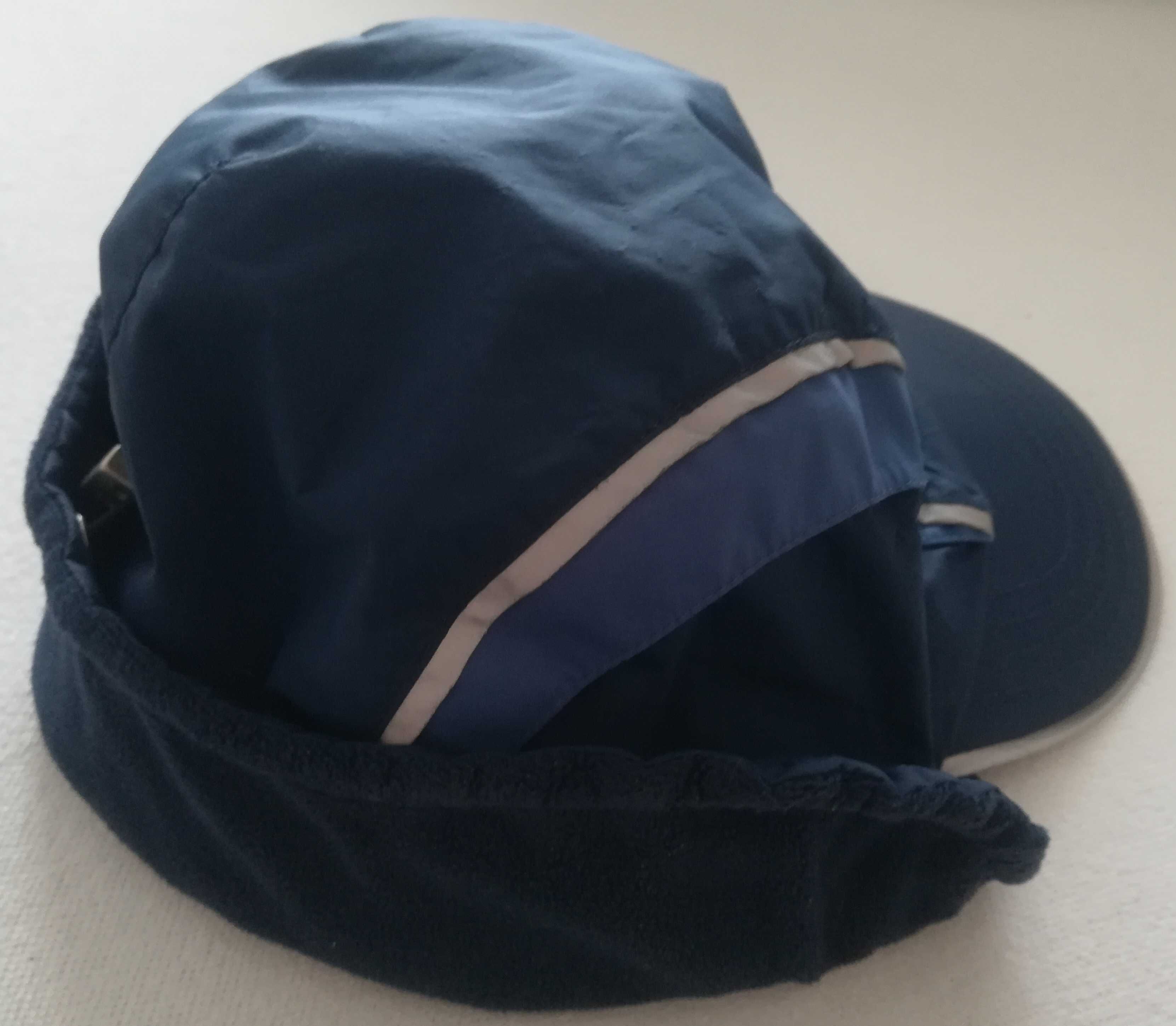 Зимна шапка за момче с козирка,Sterntaler /Германия/,синя,55 см