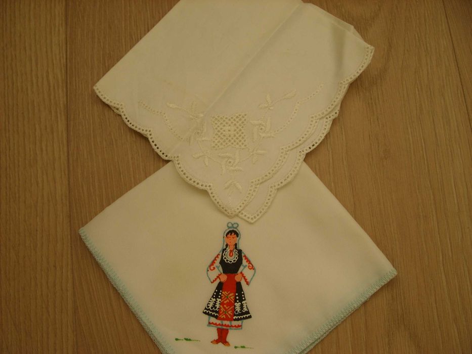 Носни кърпи от плат, жарсе и коприна