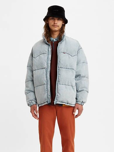 Levi's унисекс дънково яке с гъши пух
