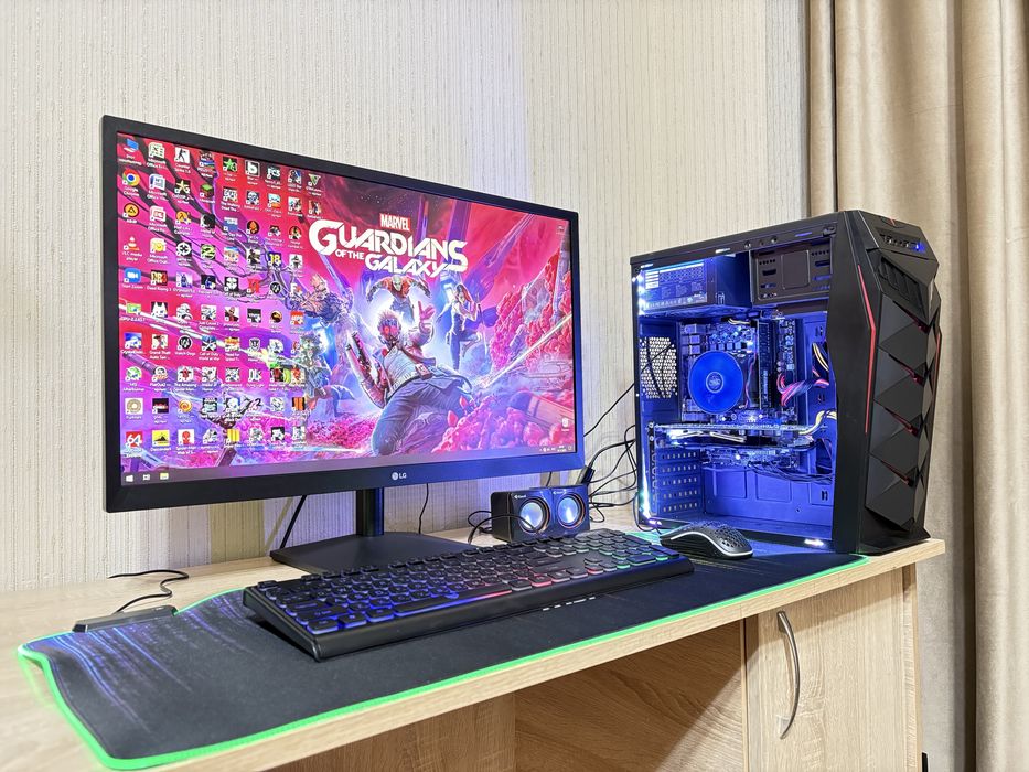 Игровой компьютер Core i7/16GB/SSD/HDD/GTX 1060 + 23 дюймовый монитор