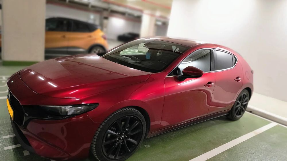 Mazda 3 Mazda3 din 2020, prim proprietar, rosie, piele neagra interior