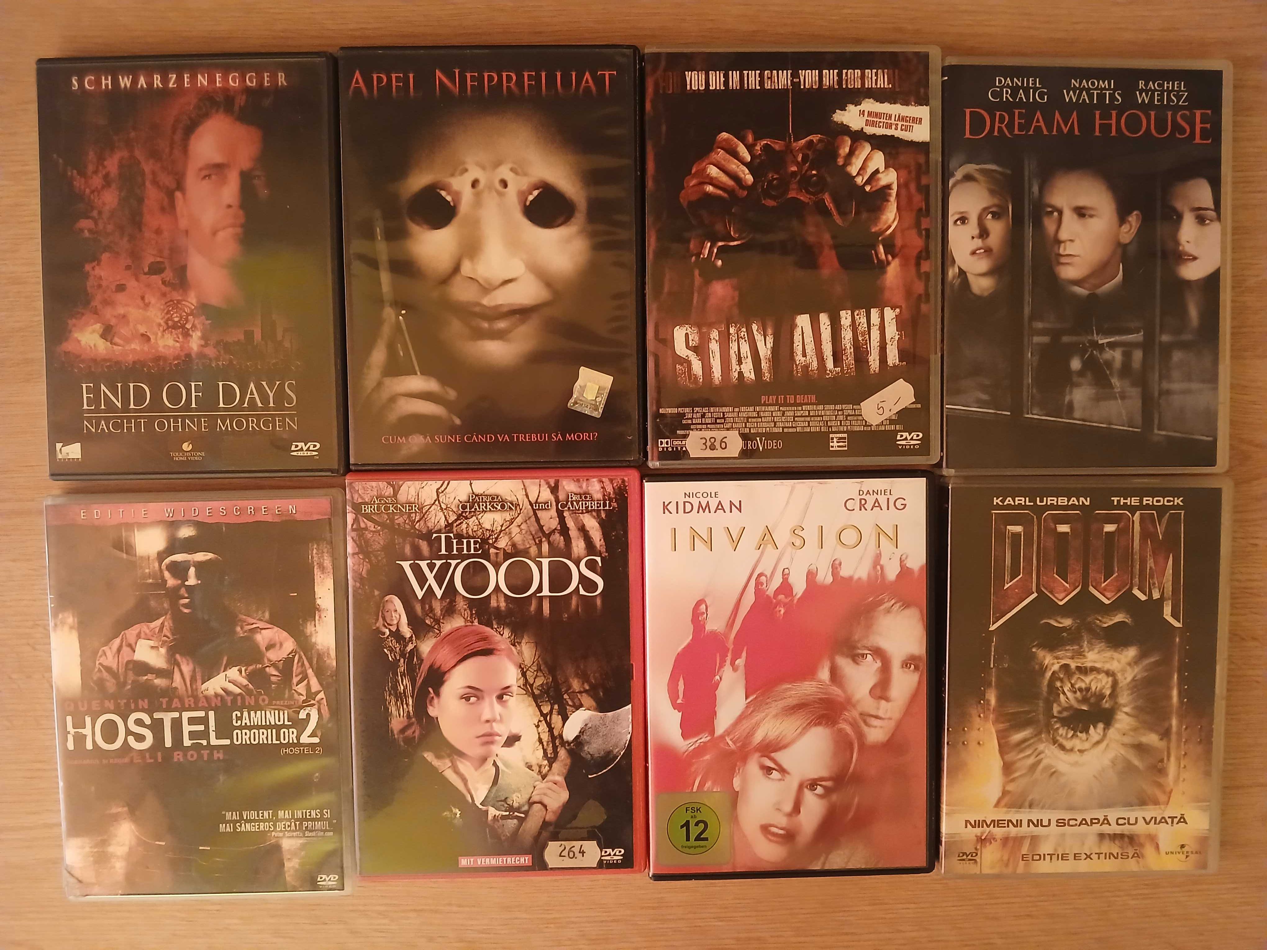 Filme horror la bucata pe DVD