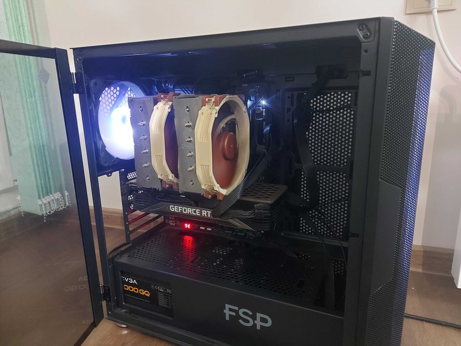 Геймърски компютър RTX 3090 AMD Ryzen 9 5900x 64GB RAM 2TB SSD