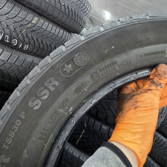 2x 205/60/16 M+S CONTINENTAL RUNFLAT Stare excelentă