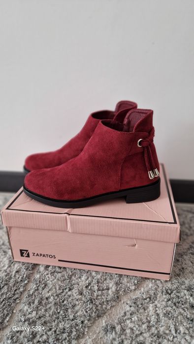 Botine damă cu toc de 3 cm
