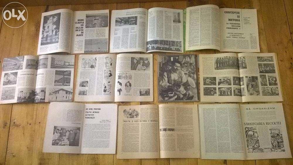 Reviste vechi "INDRUMATOR CULTURAL"-Calauza Bibliotecarului,carti etc
