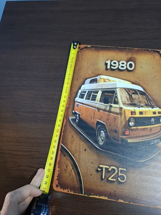 Метална табела фолцфаген Т25 1980г.