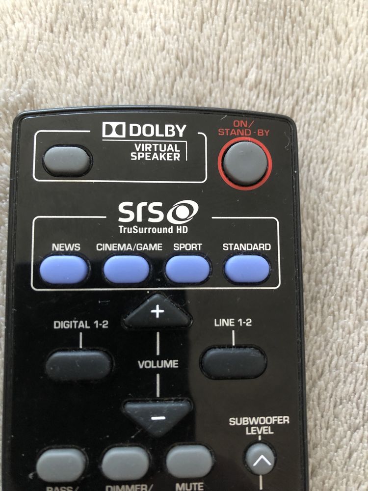 Telecomanda Sound bar Sharp HT SB500