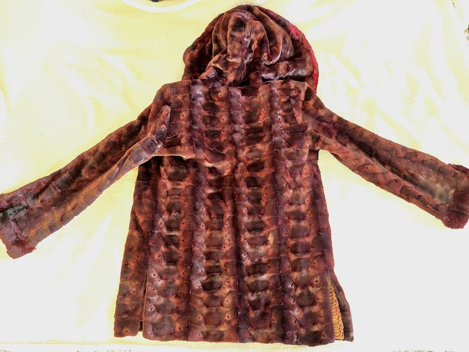 Palton de blana naturala de vizon