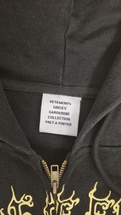 Vetements x Crade Of Filth Hoodie Archive Opium Y2K