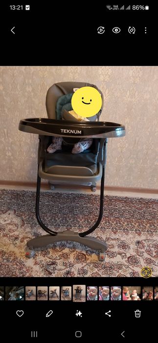 Детский стульчик для кормления