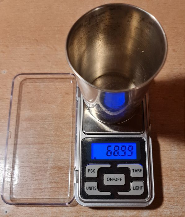 Pahar vechi din argint 800.  69 gr