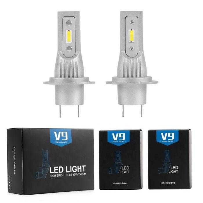 Диодни крушки V9 – H7 LED 2бр/к-т