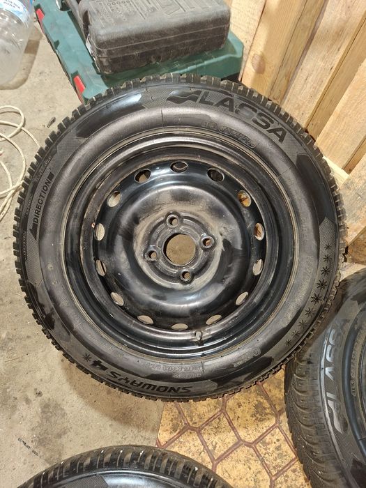 Зимни гуми 175/65/R14 с железни джанти