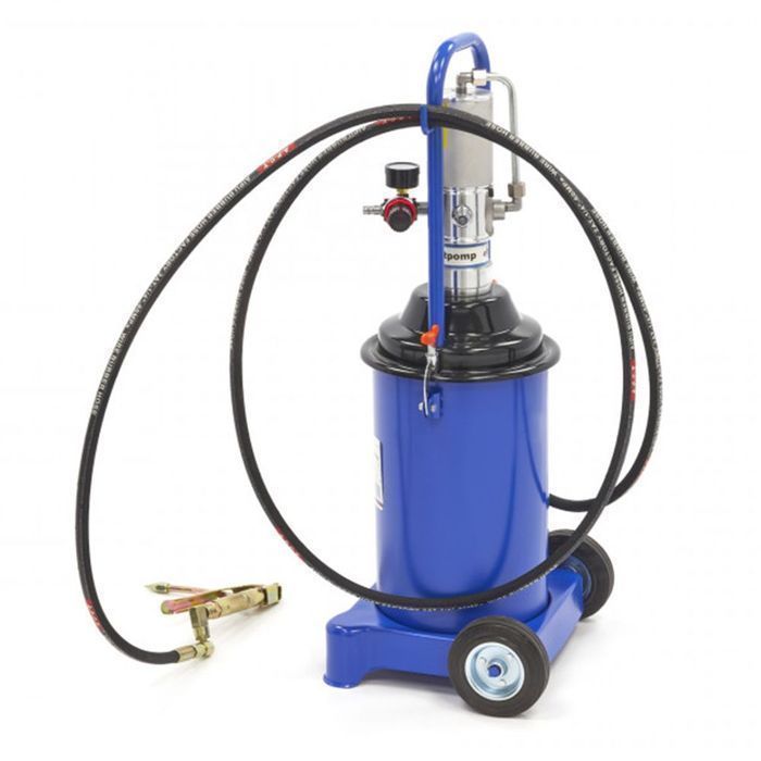 Pompa pneumatica portabila de gresat gresor pneumatic 12l 300-400 bar