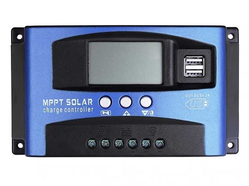 Controler panou solar 12/24V 100A dual USB MPPT / 60A / 30A / 10A