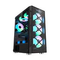 Carcasa Pro Gaming Triple X, Middle Tower, ATX, fara sursa