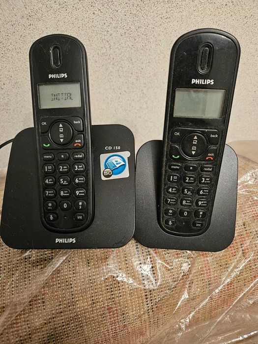 Комплект из двух радиотелефонов Philips