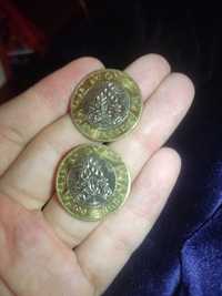 Редкая монета 100 тг в виде маралов Новый