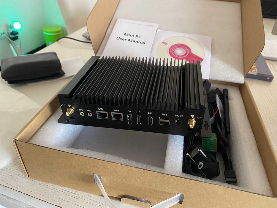 Mini PC fanless, industrial