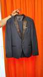 Costum mire EXPRESIV, marime 50 slim, culoare bleumarin, purtat o data