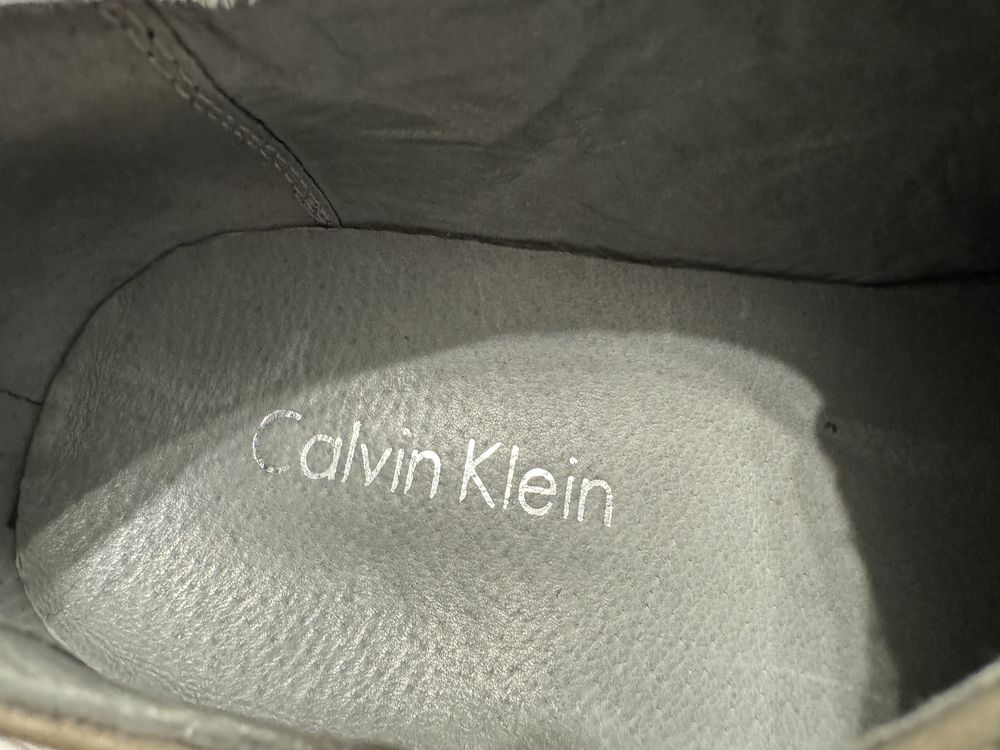 Pantofi Calvin Klein piele gri, nr.40