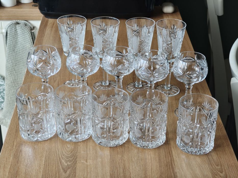 Чашки кристални 5бр