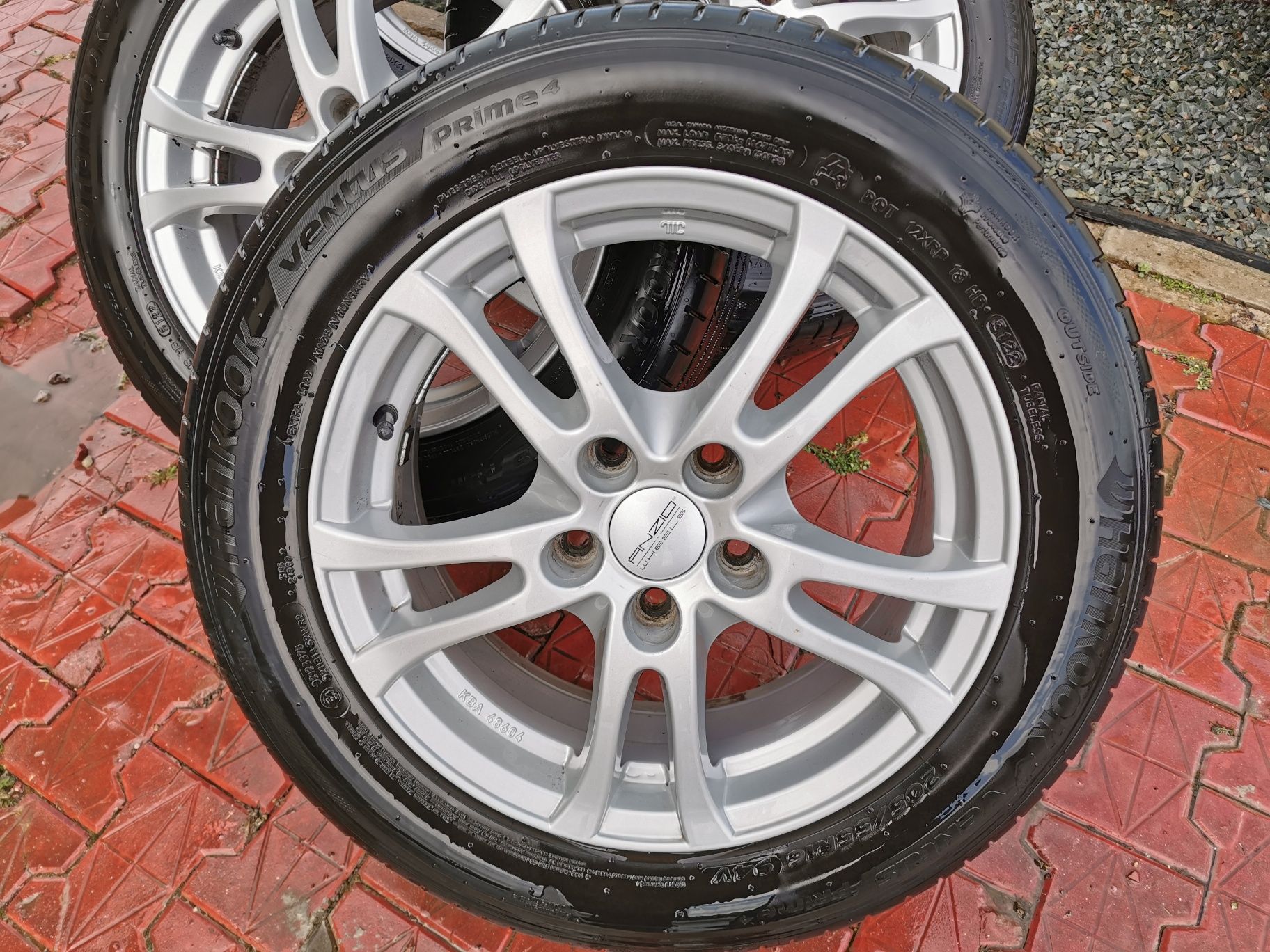 Vând Jante 5x112 cu  Anvelope vara 205 55 R16