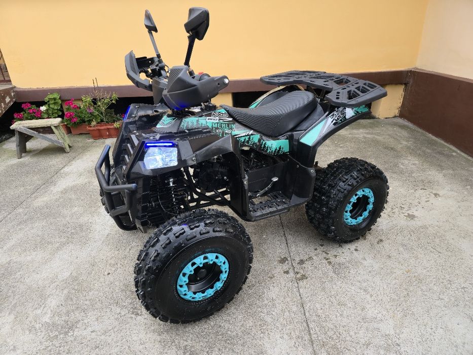 Vând ATV KXD Merlin de 140cc NOU ( 11 km / Factura si Garantie )