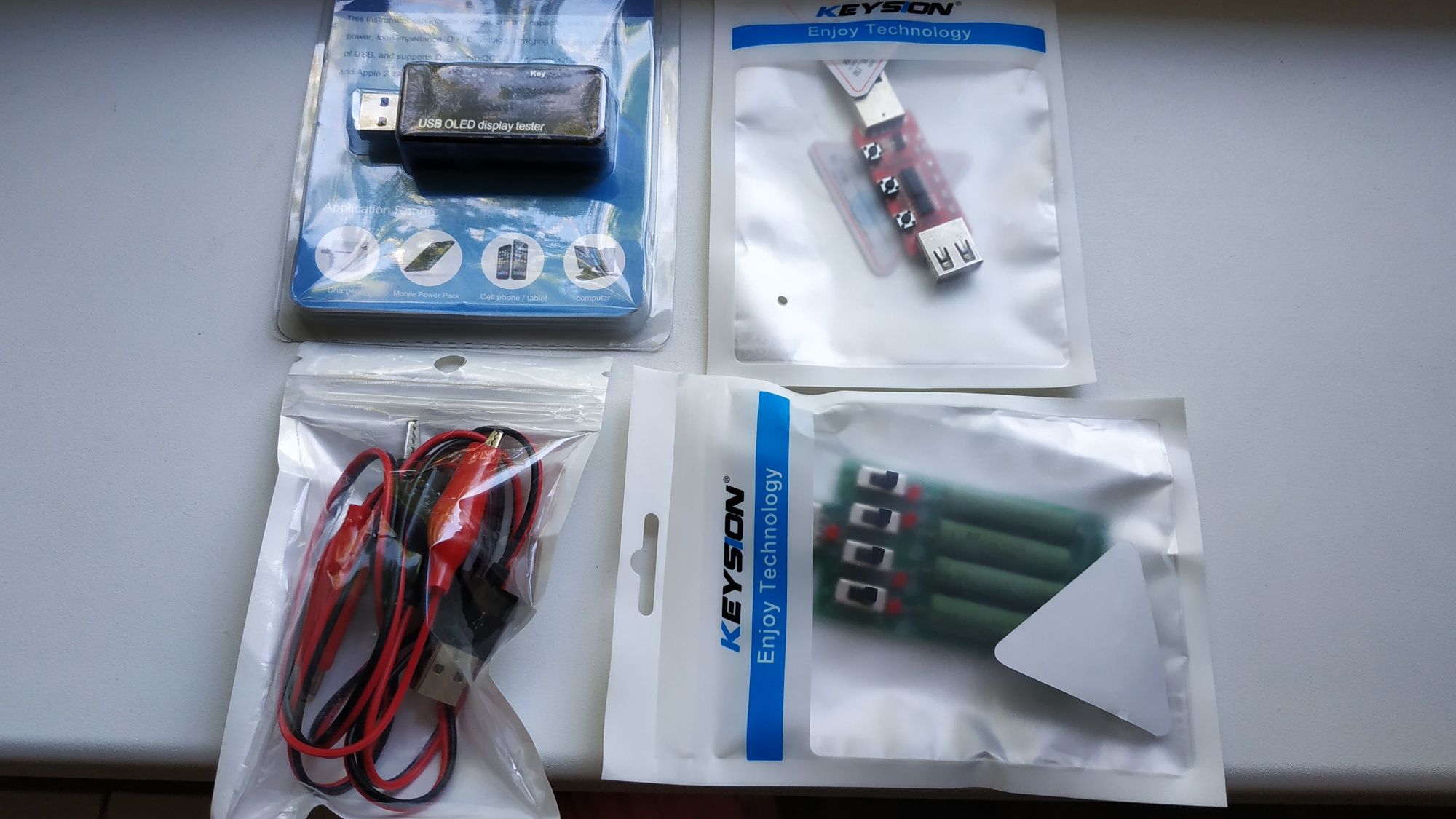 USB Тестер с OLED, Триггер Quick charger, USB Нагрузка, USB кракадил.