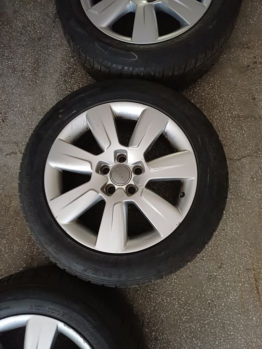 Jante cu anvelope iarna audi 225/55 R 17 distanta 5x112