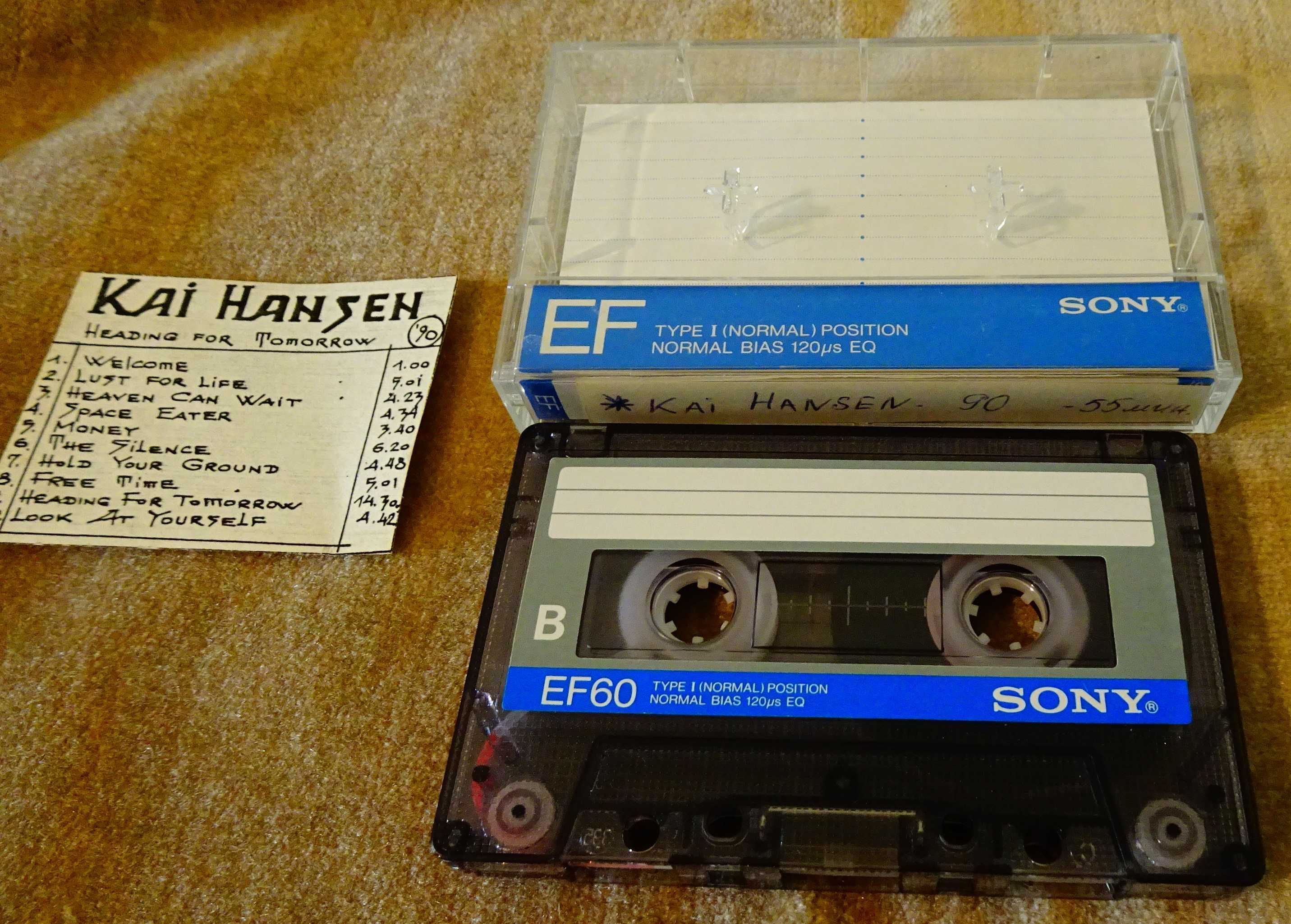 Sony аудиокасети с Kai Hansen.