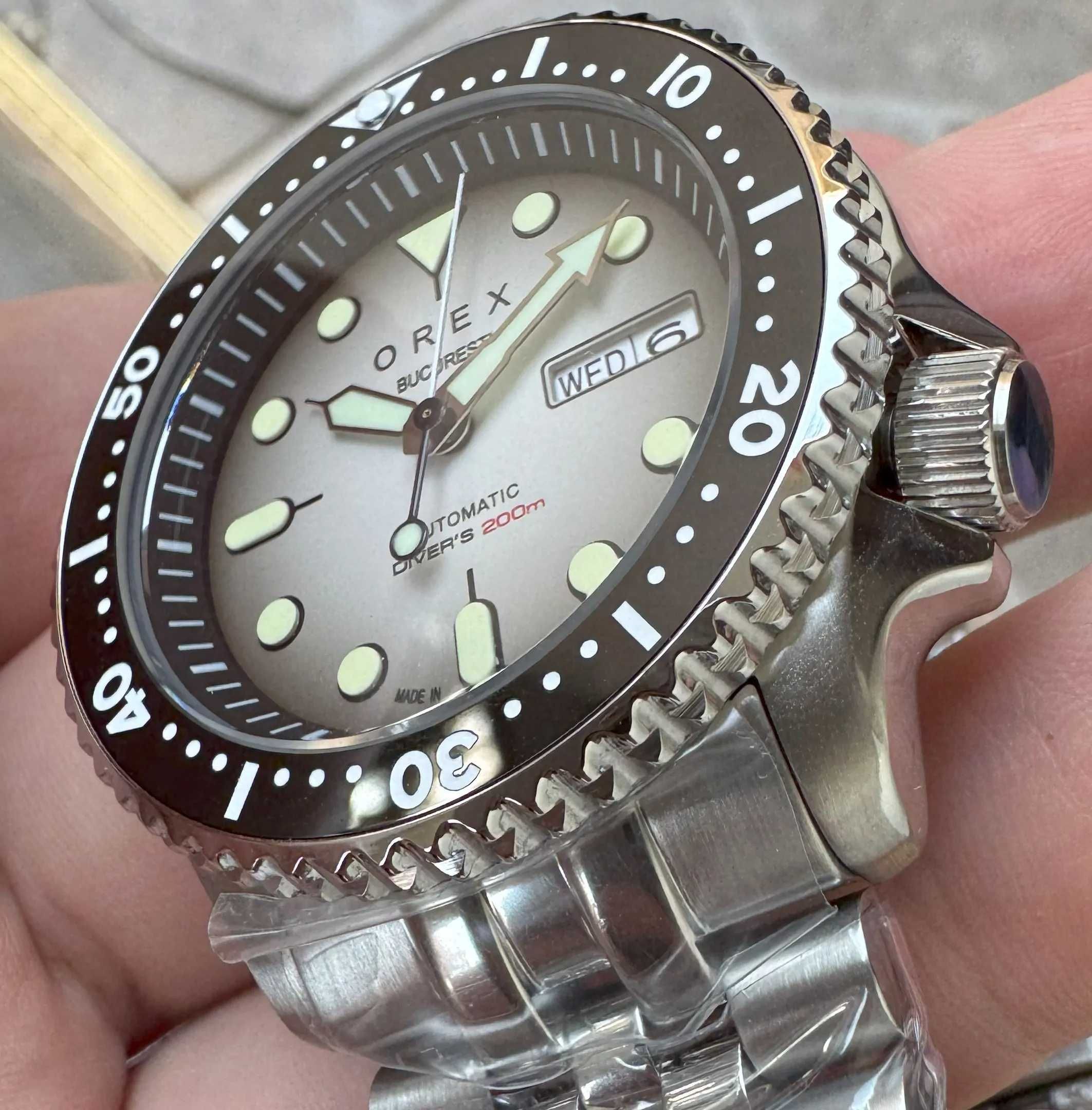 Orex Bucuresti Automatic Diver's 200m Made in Romania 41 mm geam Safir