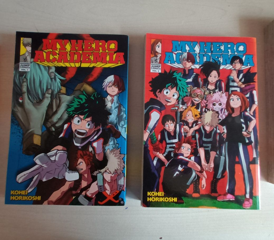 Манга My hero academia vol. 1-7