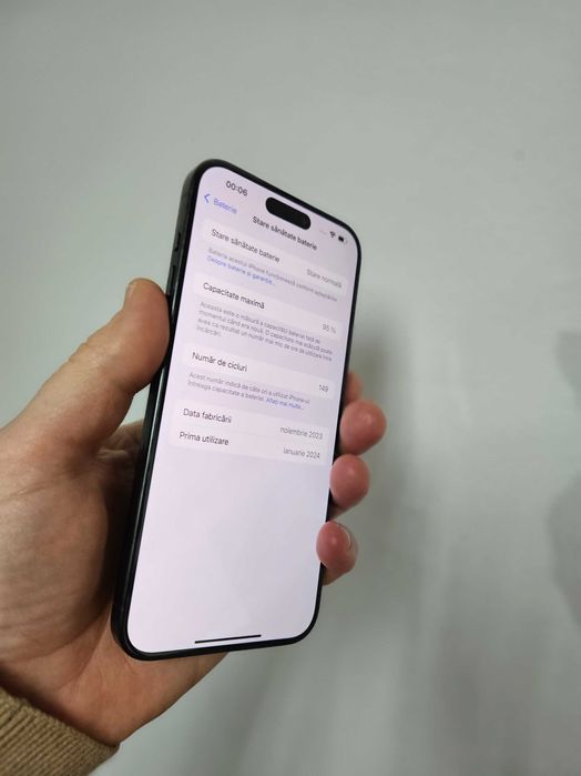 iPhone 15 Pro Max, 256 gb, neverlcok, 95% bateria.