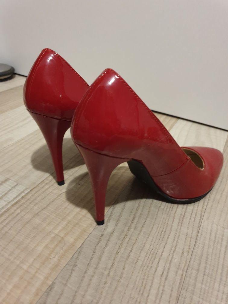 Pantofi din piele naturala, Stiletto