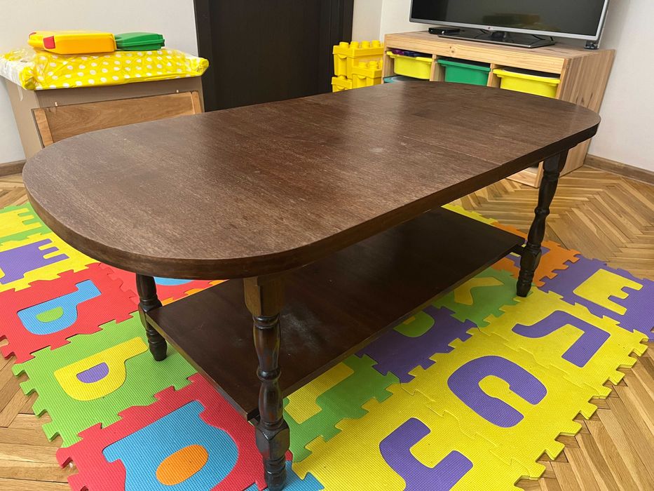 Дървена разтегателна маса