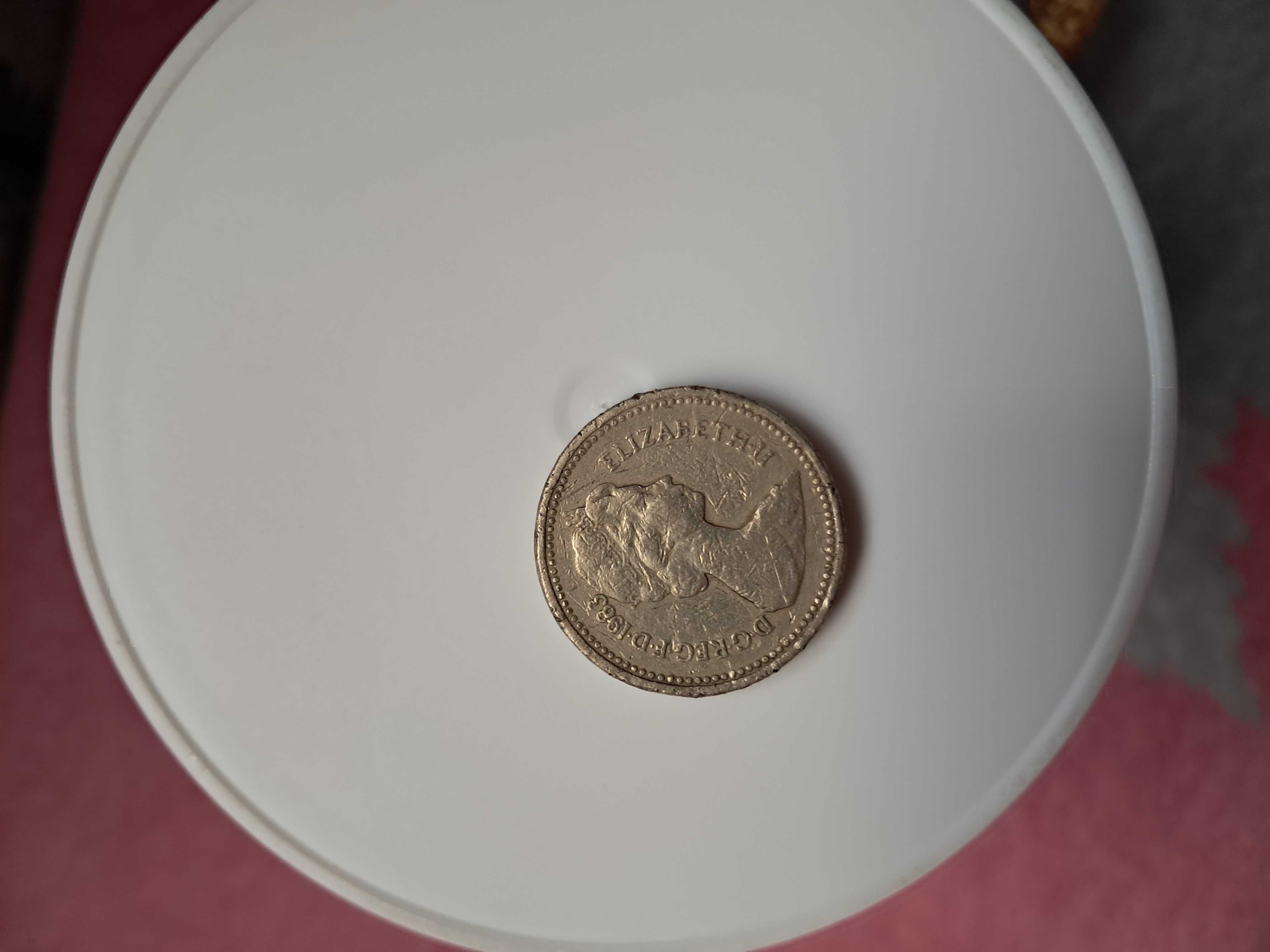 Vand moneda One pound 1983