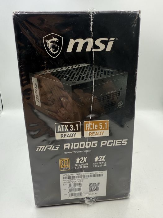 Sursa MSI MAG MPG A1000G PCIE5, 80 Plus Gold, 1000W Sigilata P