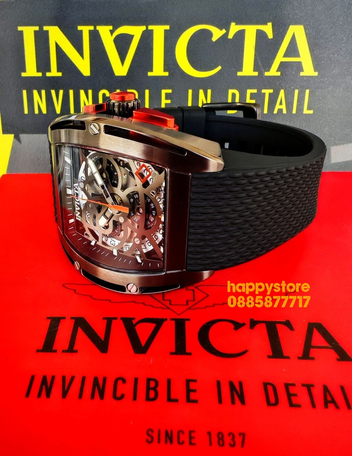 INVICTA S1 Rally Swiss ETA 44 mm, Инвикта нов ръчен часовник