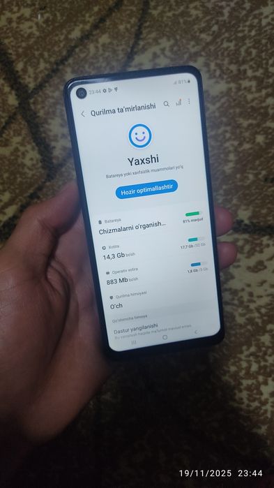 srochna Samsung A21S ideal aybi yuq