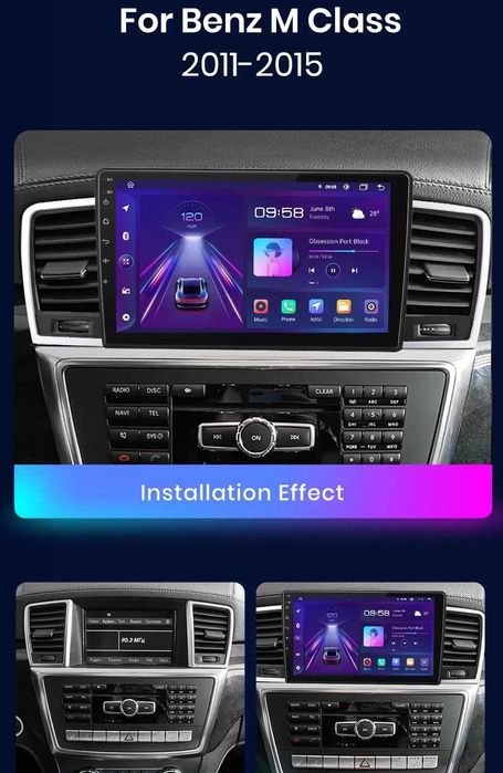 Мултимедия за Mercedes Benz ML GL W166 X166 навигация Android 2DIN