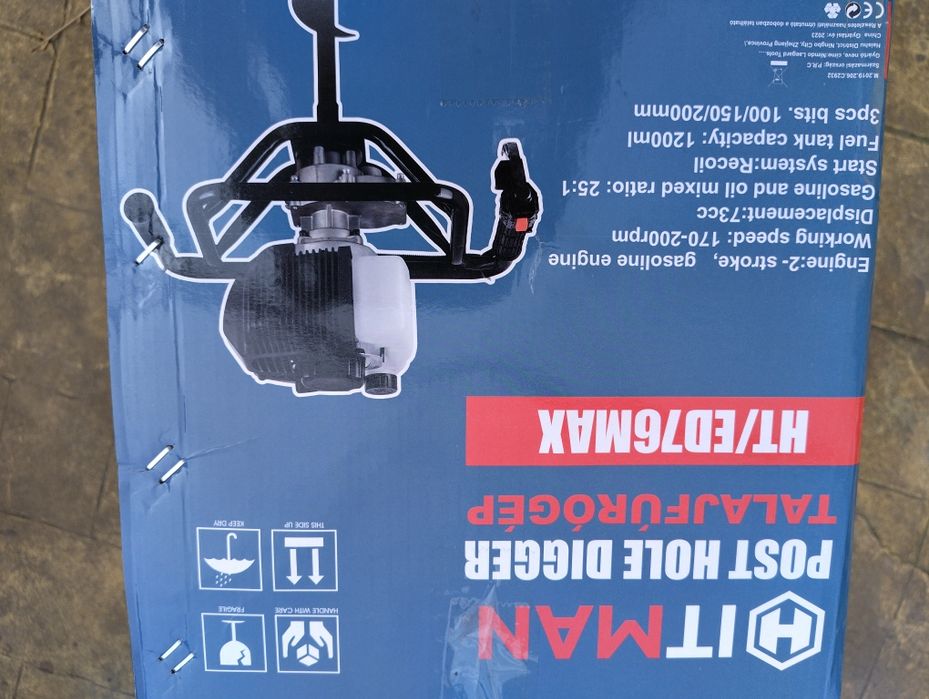 Oferta Motoburghiu Hitman 6,5 Cp,3 x burghie3
