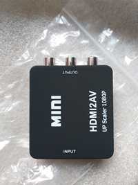 Преходник от HDMI към RCA AV (чинчове)