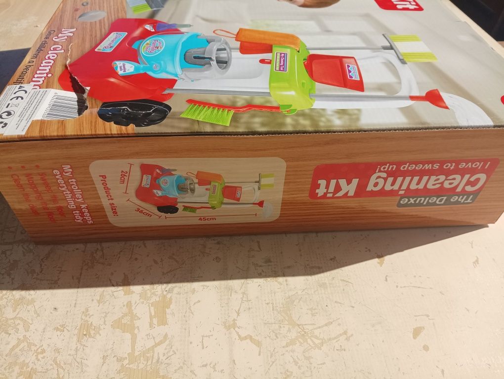 Игрален комплект - Количка за почистване, делукс