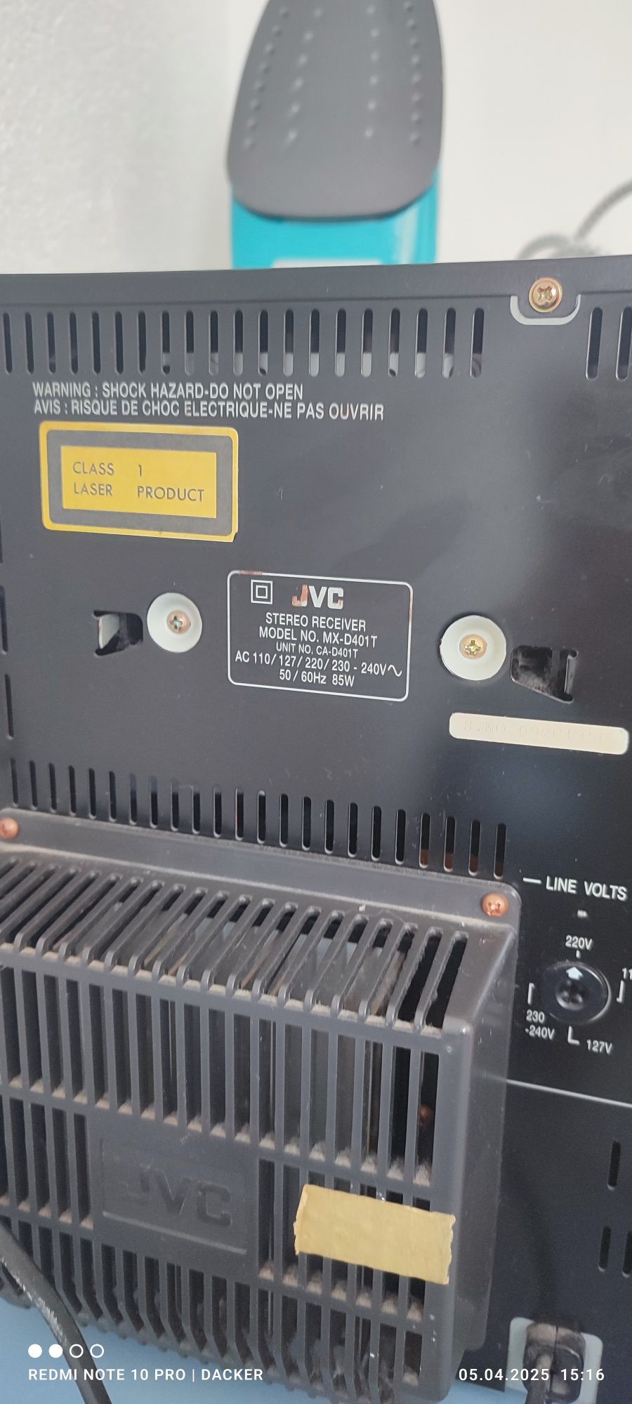 Уредба JVC използвано с две касетки и три диска