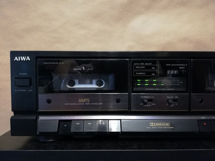 Stereo Double Casette Deck AIWA AD-WX515Z - Japan/Vintage/Perfect