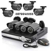 Фабричен пакет с 8 камери и кабели-"CCTV"Комплект за видеона